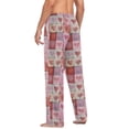 thumbnail image 6 of Pretty Pink Hearts Men's Pajama Pants with Pocket Lounge Pants Pajama Sleep Pant Pj Comfortable, 6 of 7