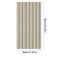 thumbnail image 6 of Wood Slat Self-Adhesive Wall Panels, 30x60cm Peel and Stick Fluted Wall Tiles for Home Decor, 6 of 6