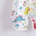 thumbnail image 5 of mgoYE Baby Girl Clothes 12 Months Gender Neutral Baby Clothes Cotton Short Sleeve Pants Footless Coming Home Outfit Boy Girl|Dark Purple 1-3 Months, 5 of 5