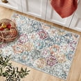 thumbnail image 3 of Moroccan Trellis Washable Rug, Kitchen Rugs for Entryway Bathroom, Non-Slip Indoor Door Mat Ultra-Thin, Small Oriental Throw Carpet for Bedroom Entry, 3 of 5