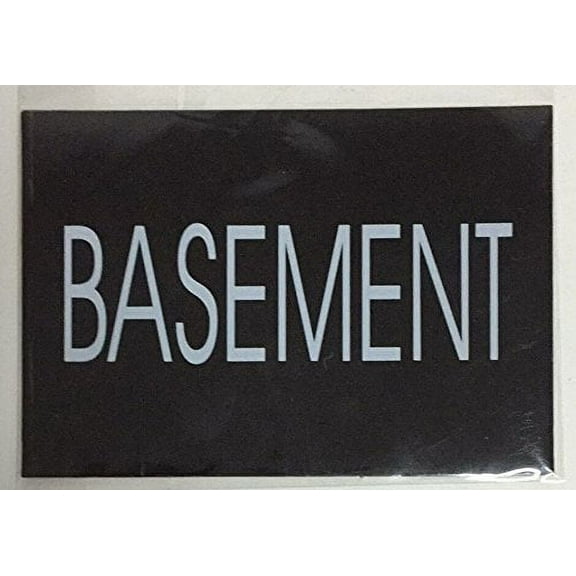 BASEMENT SIGN (BLACK)