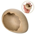 thumbnail image 3 of Oraceous Egg Dessert Bowl 220ml Ceramic Cracked Egg Shell Shaped Ice Cream Bowl Decorative Small Pudding Cup Cute Eating Bowl For Home Kitchen Party Decor, 3 of 10