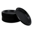 thumbnail image 3 of Boardwalk BWKPLTHIPS6BL 6 in. Diameter Hi-Impact Plastic Dinnerware Plate - Black (1000/Carton), 3 of 9