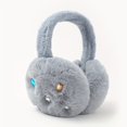 thumbnail image 2 of FNNMNNR Ladies‘ Fashionable Cute Rhinestone-Studded Fluffy Earmuffs  Polyester  Machine Washable  Universal Fit  Woven Warm Winter Ear Protectors, 2 of 6