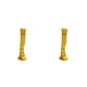 thumbnail image 2 of Soidarity Correa de fitness Pasador de carga Tricep Levantamiento de pesas Accesorios de ayuda Correas de servicio pesado Placas de peso Cables Amarillo 2piezas, 2 of 6