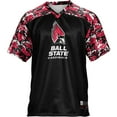thumbnail image 2 of Men's GameDay Greats Black Ball State Cardinals Football Jersey, 2 of 4