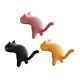 thumbnail image 1 of Ganchos para escritorio con forma de gato, sin taladro, organizadores de escritorio para llaves, bolsos y auriculares., 1 of 8