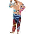 thumbnail image 2 of Blue'S Clues Women Men Pajamas Zipper Onesie Jumpsuit Hooded One Piece Sleepwear, 2 of 8