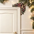 thumbnail image 5 of Velmasee Door Frame Corner Decor, Christmas Woodland Animal Tree Hollow Door Toppers, Wooden Festive Design No-Drill Mount, Holiday Ornament for Xmas Home Door Frame Wall Party Decor, 5 of 7