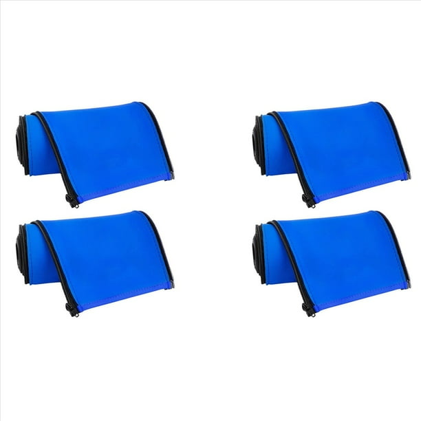 4X Cubiertas de Barandilla de Piscina-4 Pies con Cremallera Cubiertas de Pasamanos de Piscina-Cubierta Deslizante de Riel de Agarre de Mano para Manijas de Escalera de Piscina