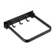 thumbnail image 1 of Organizador de almacenamiento para lavabo de pared, estante de pared resistente, colgadores. Negro, 1 of 6