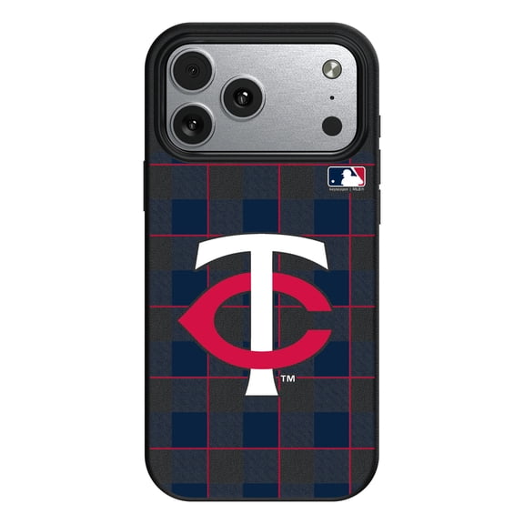Keyscaper Minnesota Twins Plaid Magnetic Bump iPhone Case
