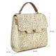 thumbnail image 5 of Bolso Para Dama Hueso Piel Grabado Camel Piel Addae Nueva Imagen, 5 of 5