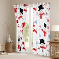 thumbnail image 3 of Manfei Kids Snowman Black Out Curtains for Boys Girls, Christmas Snowflake Curtains Pack of 2 (42x63 Each), Happy New Year Bedroom Curtains, Luxurious Home Decor, 3 of 6