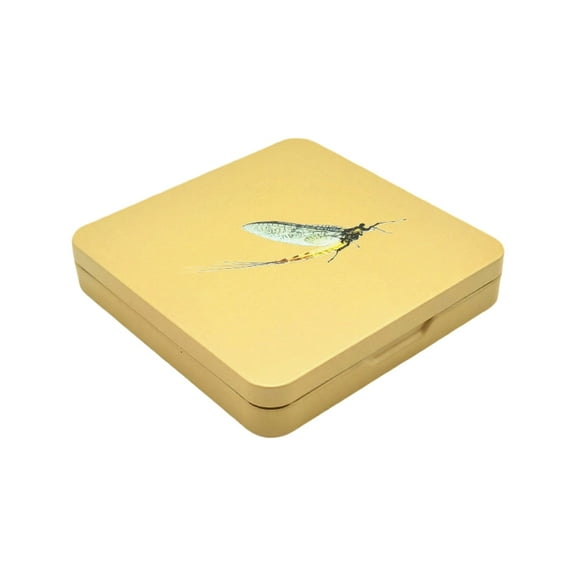 Rustproof Fishing Tackle Box With 16 Compartments Dense Metal Plan For Fly Attract Security And Portability