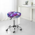 thumbnail image 7 of Xecao's Flying Butterflies Print Stool Covers offer stylish, washable protection for PU round bar stools, perfect for home or commercial use., 7 of 7
