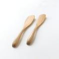 thumbnail image 3 of 2PCS Wooden Butter Pastry Cream Cheese Jam Spreaders Cake Decorating Baking Tools, 3 of 9