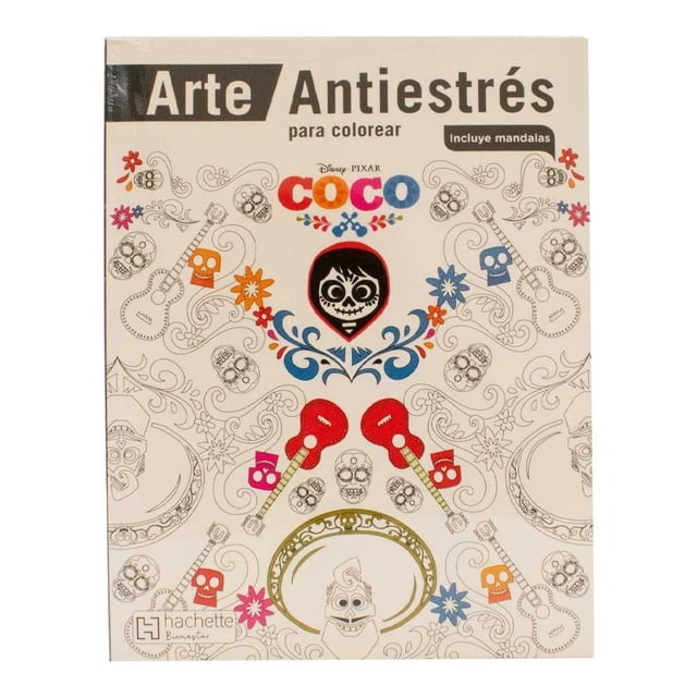 Libro Hachette Arte Anti Estrés para Colorear Coco