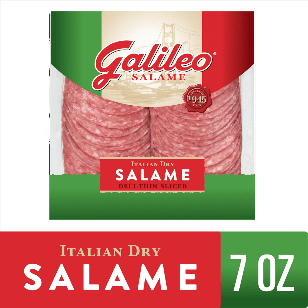 Galileo® Italian Dry Salami Deli Thin Sliced, 7 oz
