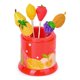thumbnail image 1 of Billuyoard Paquete de 6 palillos de frutas de acero inoxidable para ensaladas, pasteles, postres, tenedores para aperitivos, fiambrera lavable Cocina y Comedor, 1 of 6