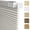 Gray, variant on Jane Stone No Drill 34"x64" Light Filtering Cellular Shades, Cordless Free Stop Honeycomb Blinds, Thermal Insulated Noise Reducing Window Blinds, White