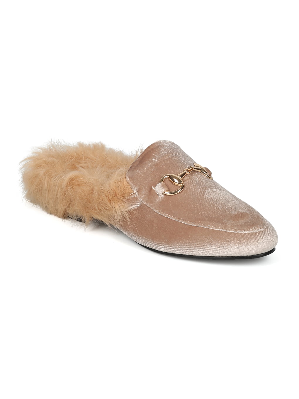 womens fur lined loafers