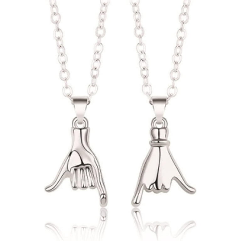 Couples shop promise necklaces