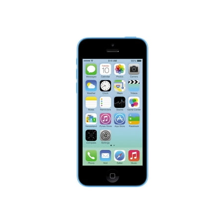 Refurbished Apple iPhone 5c 16GB, Blue - GSM/CDMA (Best Wake Up App Iphone)