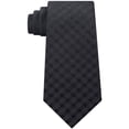 thumbnail image 1 of Kenneth Cole Mens Panel Self-tied Necktie, Grey, One Size, 1 of 1