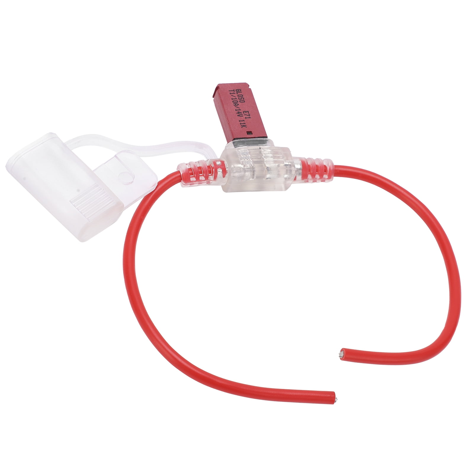 Inline Fuse Holder, Auto Fuse Holder TPE PVC 32V Maximum Overcurrent Protection Overheating