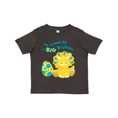 

Inktastic I m Gonna Be a Brother-dino Gift Toddler Boy Girl T-Shirt