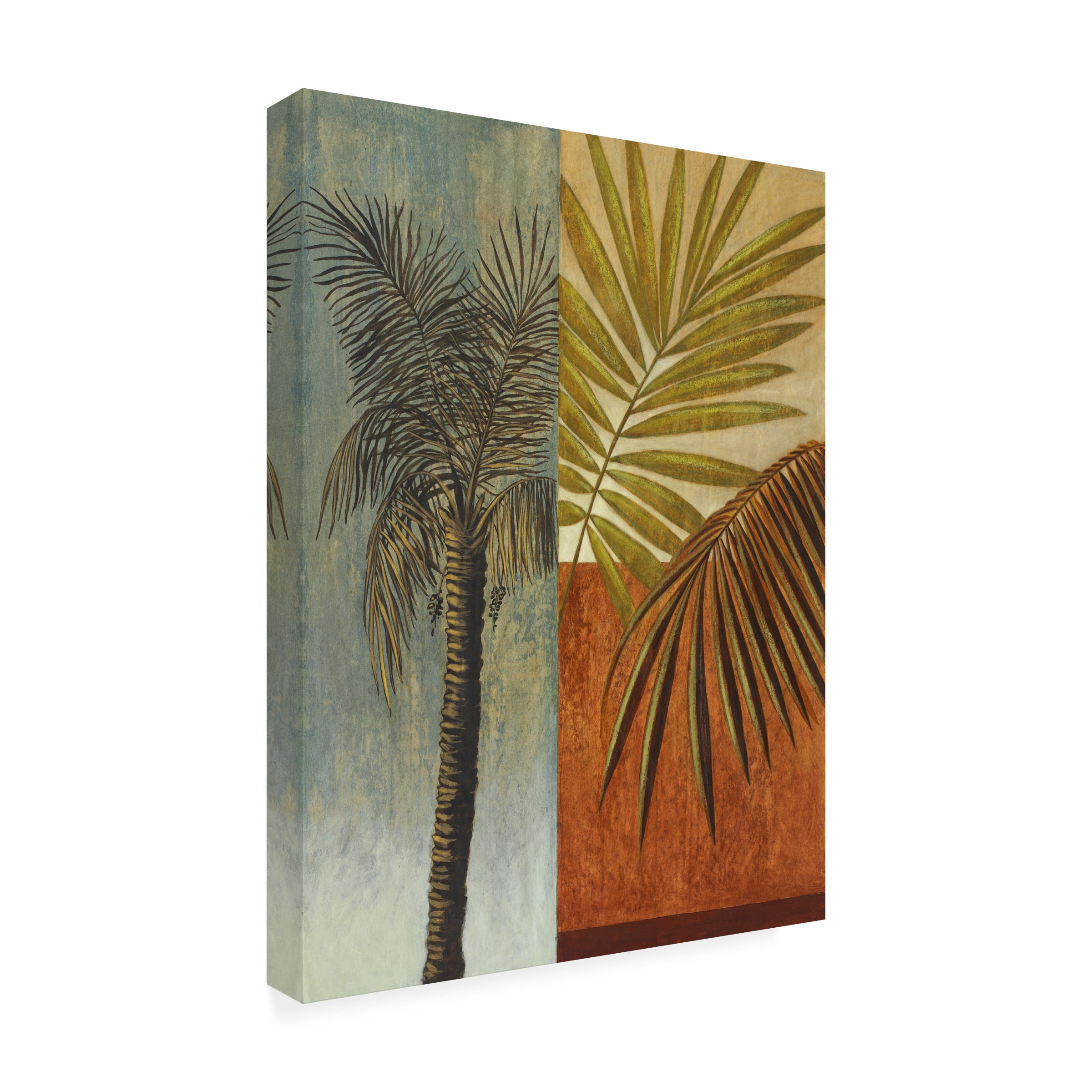 Pablo Esteban 'Palm Trees And Fronds' Outdoor Canvas