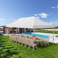 thumbnail image 4 of Gymax 10' x 20' Folding Tent Canopy Easy to Set-up Canopy w/3 Height Positions Wheeled Storage Bag 6 Windproof Ropes & 6 Nails, 4 of 10
