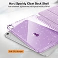 thumbnail image 4 of Funda para tablet Fintie para iPad 11 pulgadas 10.9 pulgadas Lavender Sparkly, 4 of 9