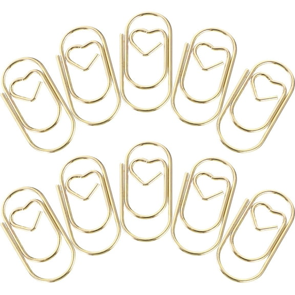 100 Pcs Giant Paper Clip Metal Mini Sturdy Clips Office