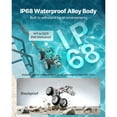 thumbnail image 5 of KFFKFF Sewer Pipe Inspection Robot, 394FT Pipeline Detection Crawling Robot with 2MP Front/Rear Cameras & Touchscreen Tablet, IP68 Plumbing Camera with Lights & Distance Counter for Industrial Use, 5 of 9
