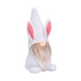 thumbnail image 3 of 1 paquete de tela de conejo blanco conejito de Pascua decoración de muñeco sin rostro muñeco de gnomo gris y blanco 22x9cm tela + relleno de algodón ANGGREK Otros, 3 of 8