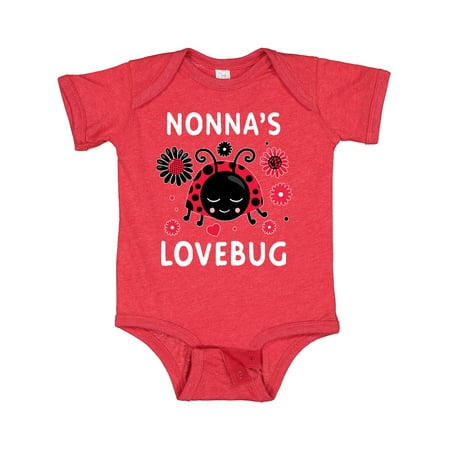 

Inktastic Valentine s Day Nonna s Lovebug Gift Baby Boy or Baby Girl Bodysuit