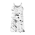 thumbnail image 2 of Robe pour Femmes, Robe d'Été pour Femmes, Printemps et Été Femmes Décontractée Imprimée Col Rond Sans Manches Robe Ample Longueur Genou, Robe d'Été Femmes, Robe d'Été Femmes, 2 of 4