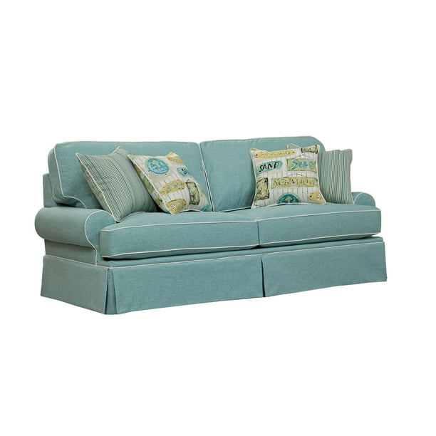 American Furniture Classics Model 8010S275A Coastal Aqua Series Sofa