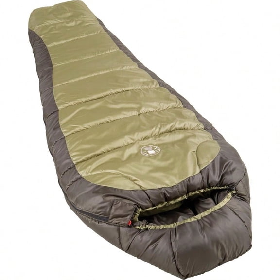 North Rim 0F Big Tall Sleeping Bag ColdWeather Mummy Sleep Sack with NoSnag Zipper Adjustable Hood for Warmth Ventilation Large Camping Sleeping Bag