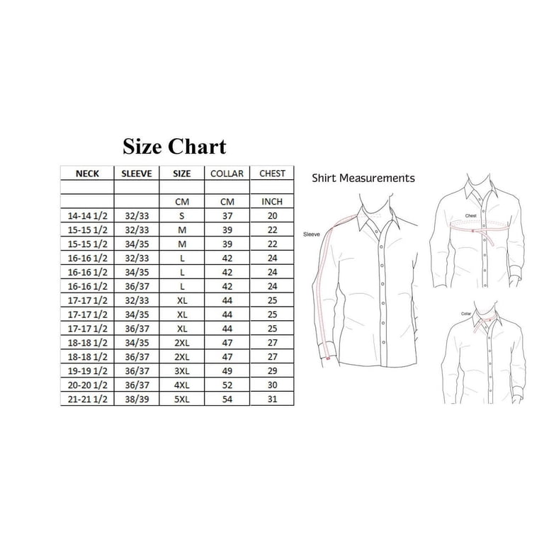 dress shirt size 16 34 35 Arrow Dover Long Sleeve Button Up Dress Shirt - Size: 16 x 34/35