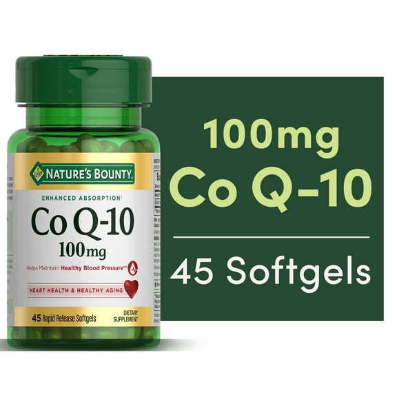 Nature's Bounty Co Q10 100 mg. Softgels, 45ct