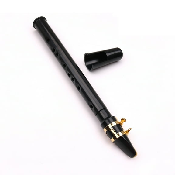 WHAMVOX 8 -Hole Plastic Saxophone Saxaboom Portable Pocket Travel Black