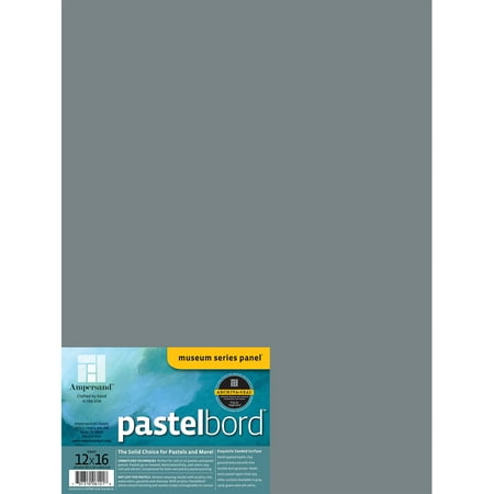 UPC: 0707310061218 | Ampersand Art Pastelbord  12  x 16   Gray