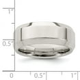 thumbnail image 3 of Auriga 925 Sterling Silver 8mm Wedding Band Ring Size- 10.5 for Women, 3 of 6