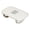 White, variant on KGJQ Under-Desk Foot Rest Non-slip Ergonomic Rocking Foot Stool Foot Massage Fatigue Relief Rocker Balance Board for Home Office