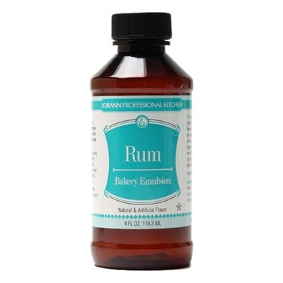 Lorann Rum - Rum Bakery Emulsion Flavor 4 oz Lorann Oils