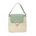 thumbnail image 2 of bravefron Small Straw Bucket Bags for Women Bucket Summer Beach Shoulder Bags Crossbody Bags Lady Travel Purses and Handbags Female Shoulder Simple Bag, 2 of 5