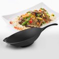 thumbnail image 5 of ExcelSteel Perfecto para cocinar en casa Salteado Cocina india asiática Wok de hierro fundido de 12 pulgadas Negro, 5 of 5